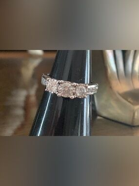 Classic Three Stone Diamond Ring